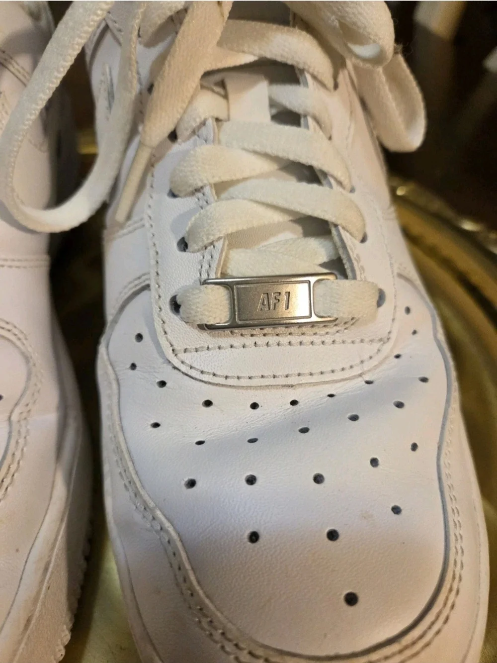 classic white Nike Air Force 1 sneakers Womens Size 8